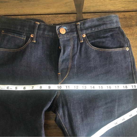 NWOT 3x1 Dark Wash Premium Denim Straight Leg Jeans. Size 28. - Picture 9 of 12